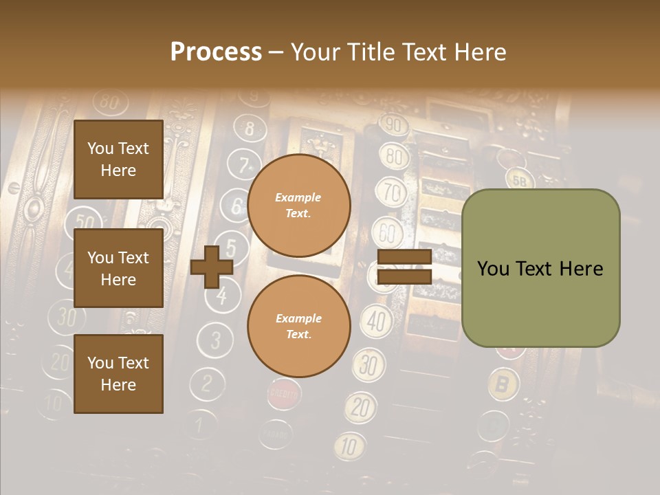 Antique Money Buying PowerPoint Template