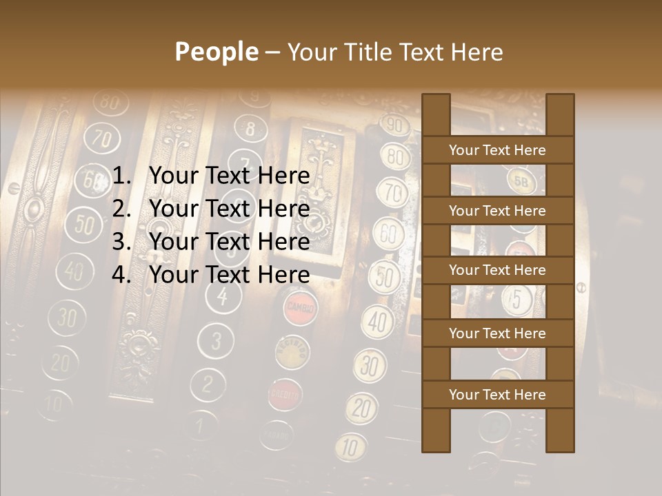 Antique Money Buying PowerPoint Template