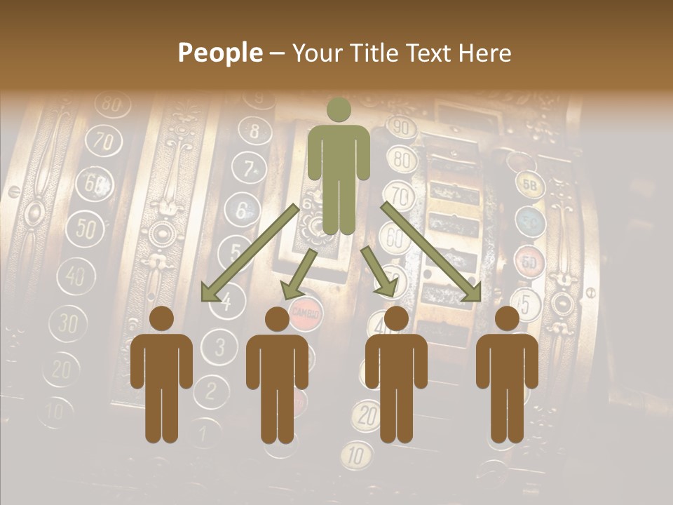 Antique Money Buying PowerPoint Template