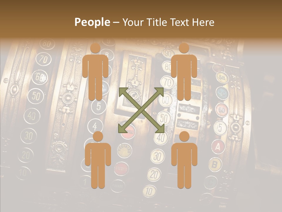 Antique Money Buying PowerPoint Template