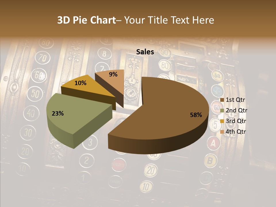 Antique Money Buying PowerPoint Template