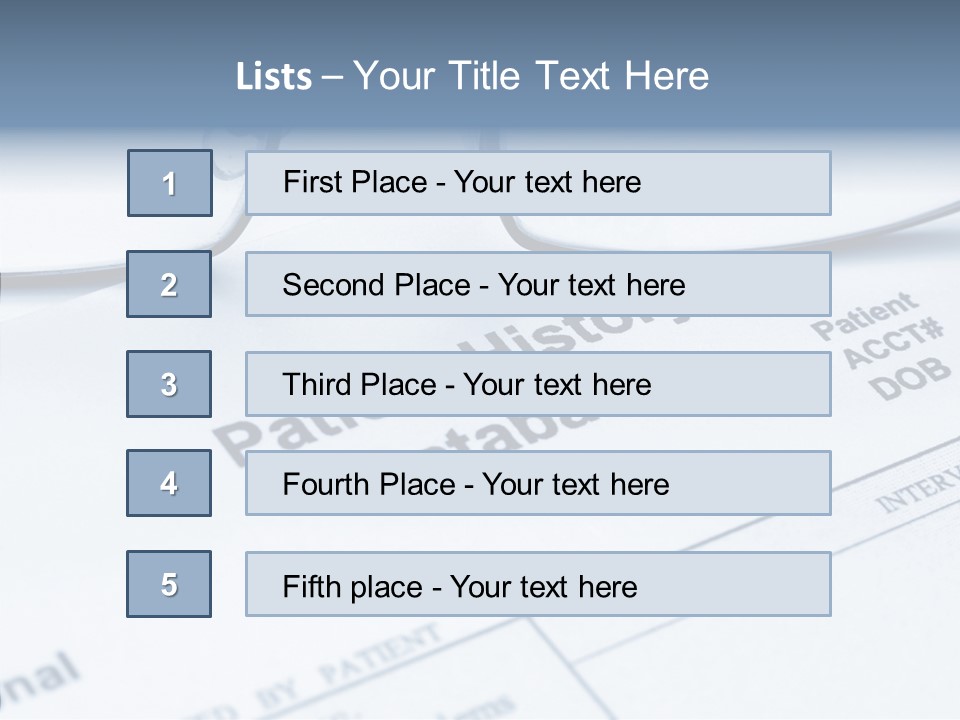 Concept Health White PowerPoint Template
