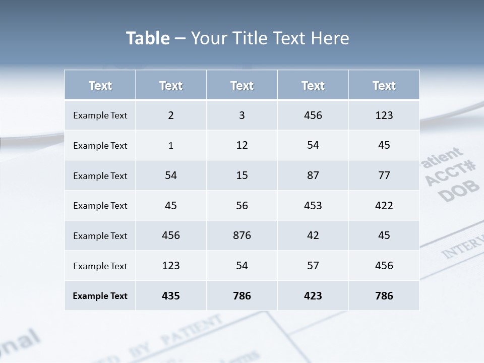 Concept Health White PowerPoint Template