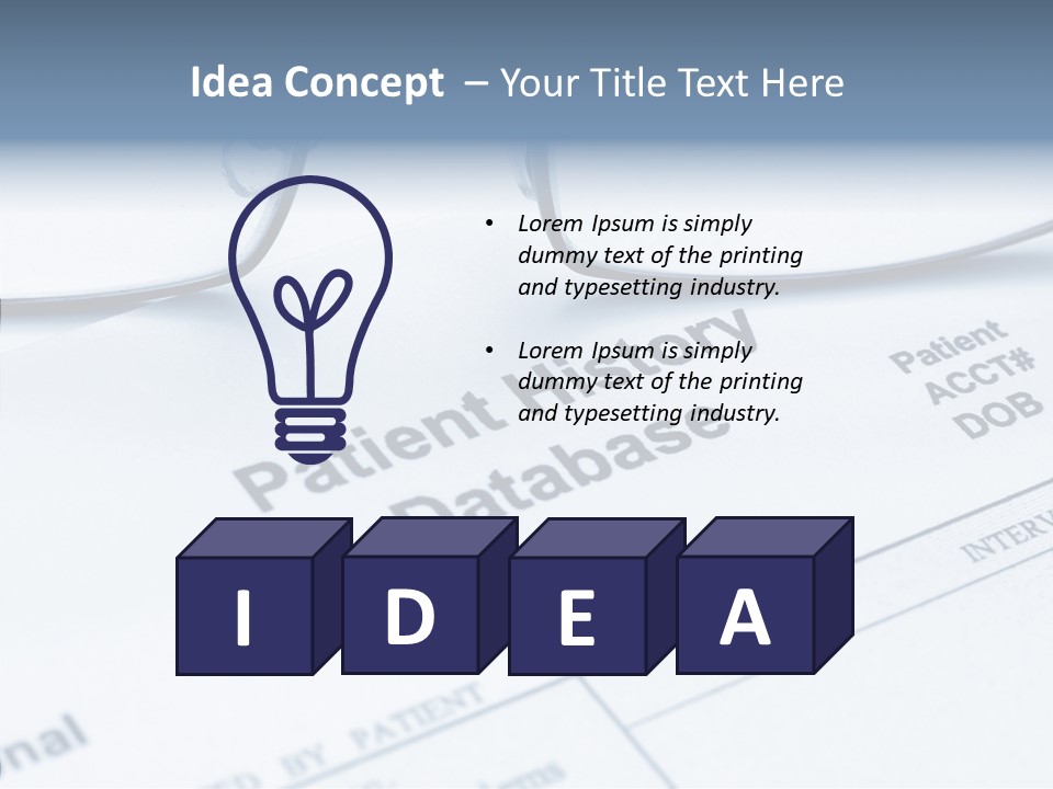 Concept Health White PowerPoint Template