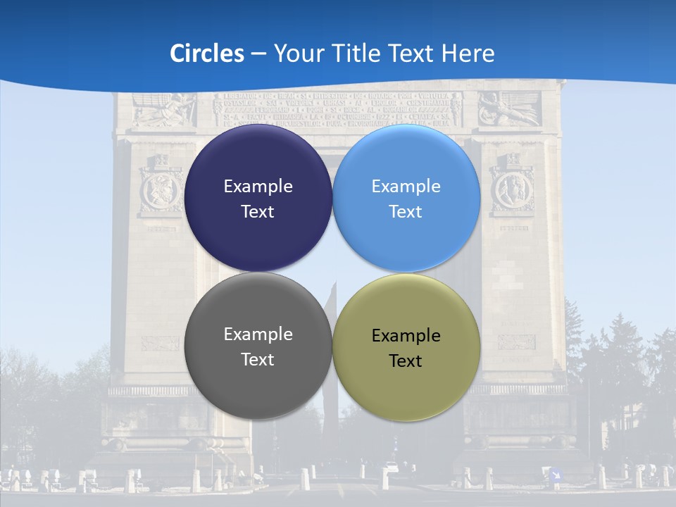 Cloudless Color Triumph PowerPoint Template
