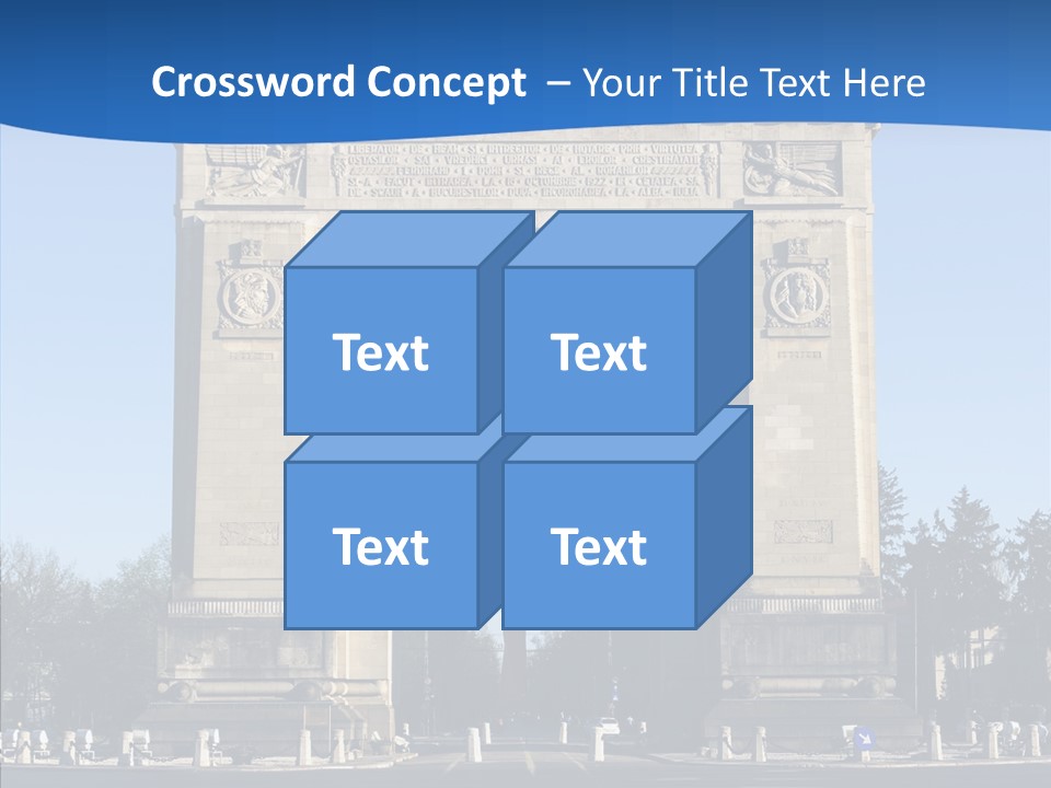 Cloudless Color Triumph PowerPoint Template