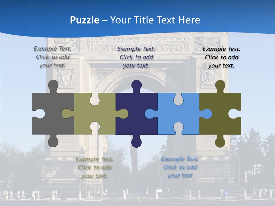 Cloudless Color Triumph PowerPoint Template