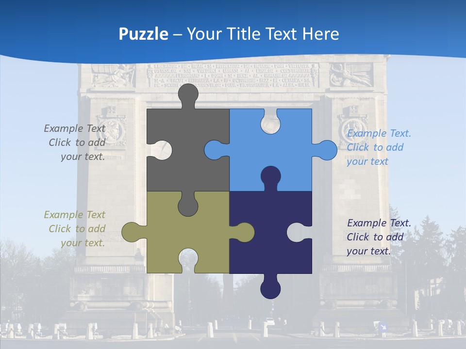 Cloudless Color Triumph PowerPoint Template