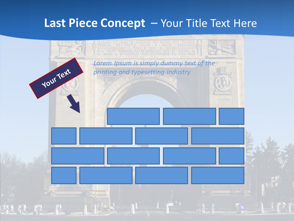 Cloudless Color Triumph PowerPoint Template