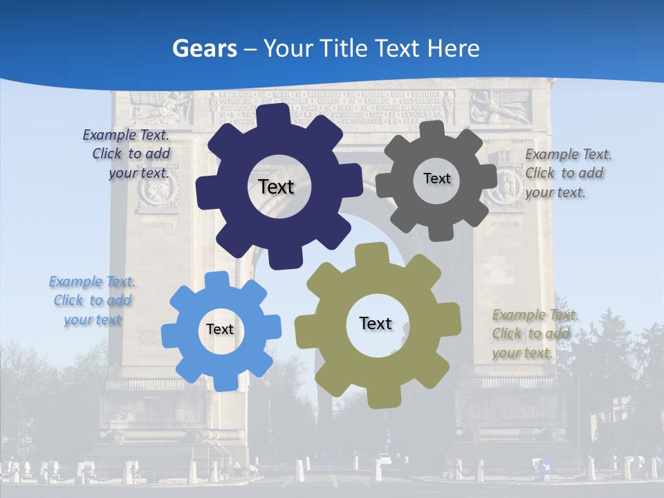 Cloudless Color Triumph PowerPoint Template