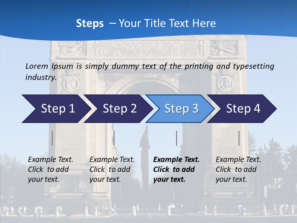 Cloudless Color Triumph PowerPoint Template
