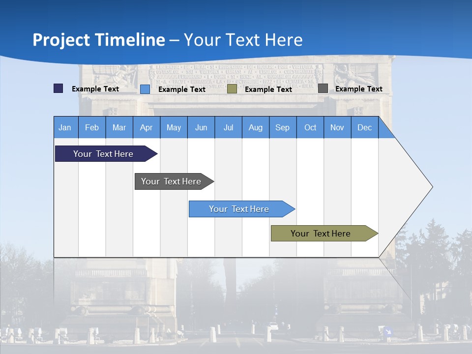 Cloudless Color Triumph PowerPoint Template