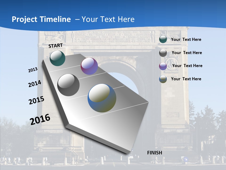 Cloudless Color Triumph PowerPoint Template