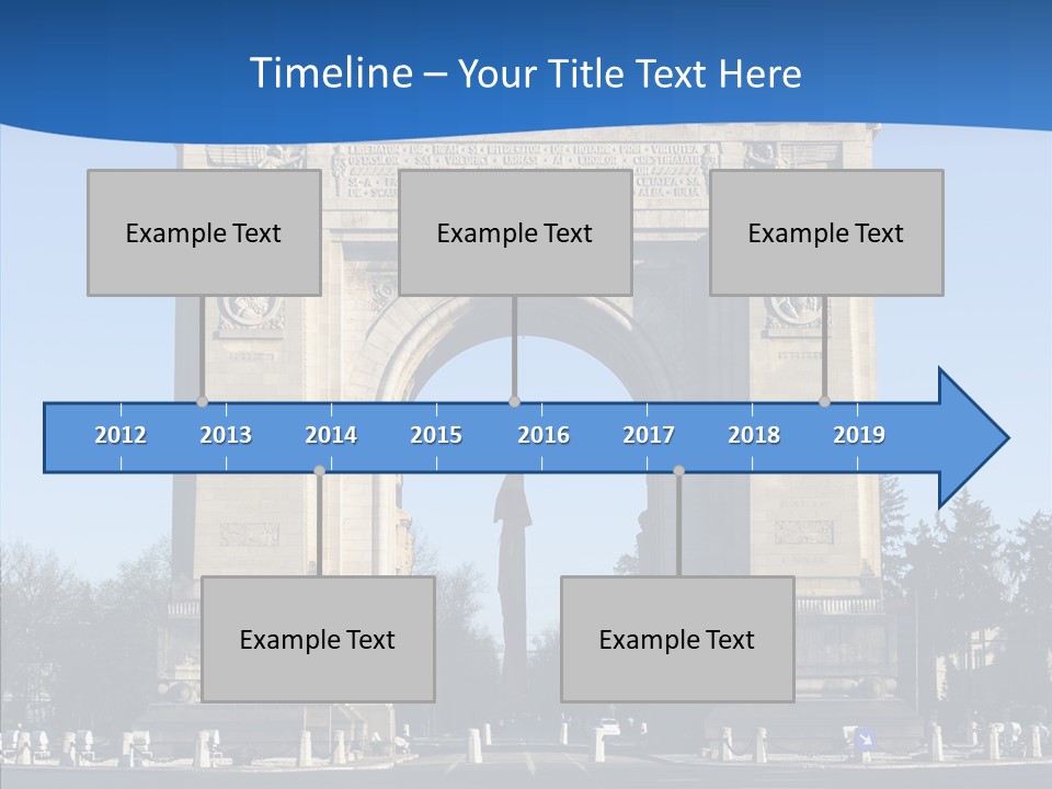 Cloudless Color Triumph PowerPoint Template