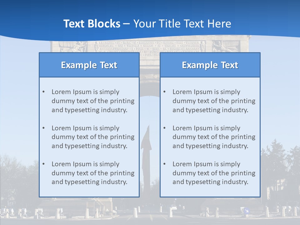 Cloudless Color Triumph PowerPoint Template