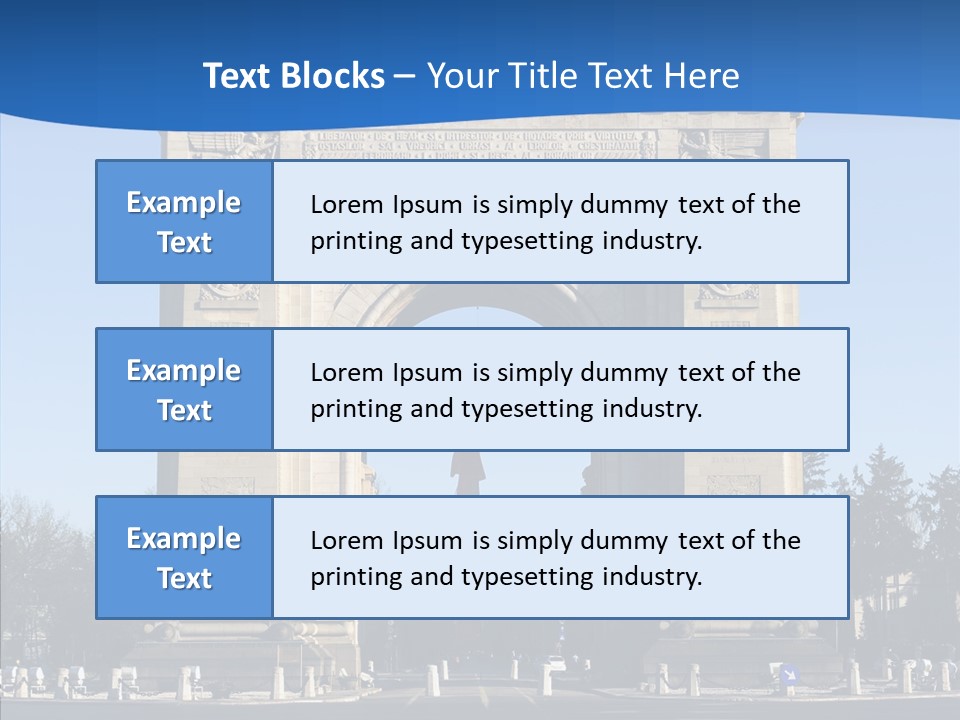 Cloudless Color Triumph PowerPoint Template