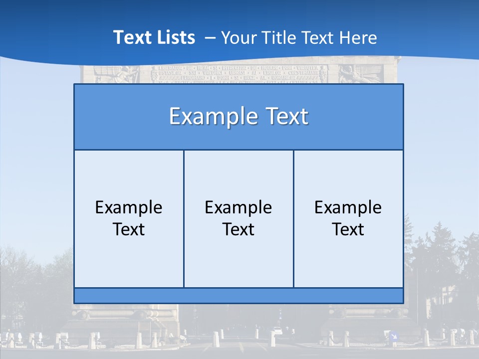 Cloudless Color Triumph PowerPoint Template