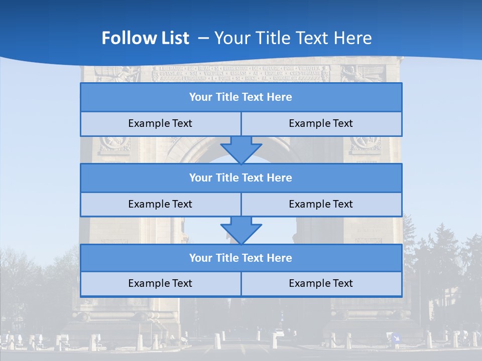 Cloudless Color Triumph PowerPoint Template