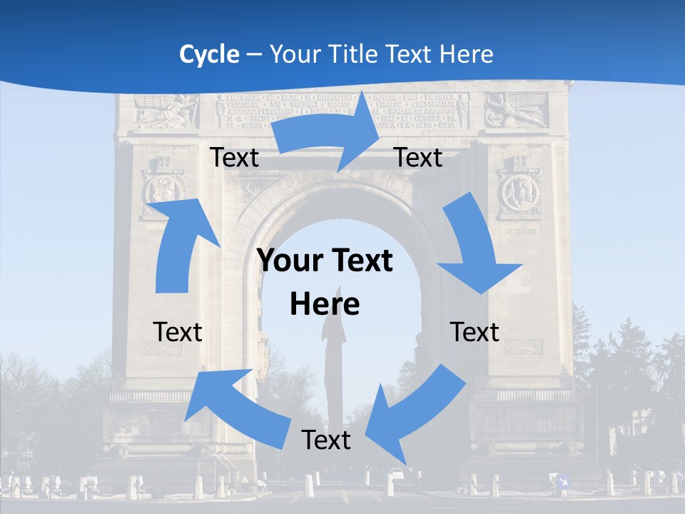 Cloudless Color Triumph PowerPoint Template