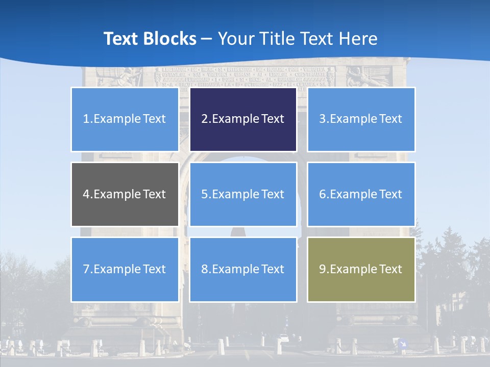 Cloudless Color Triumph PowerPoint Template