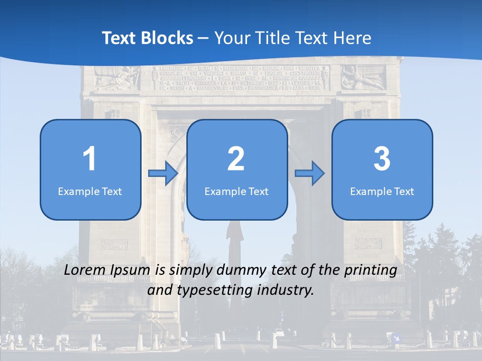 Cloudless Color Triumph PowerPoint Template