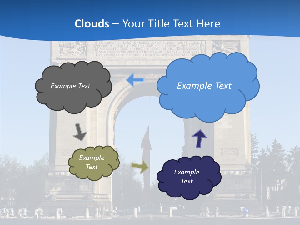 Cloudless Color Triumph PowerPoint Template
