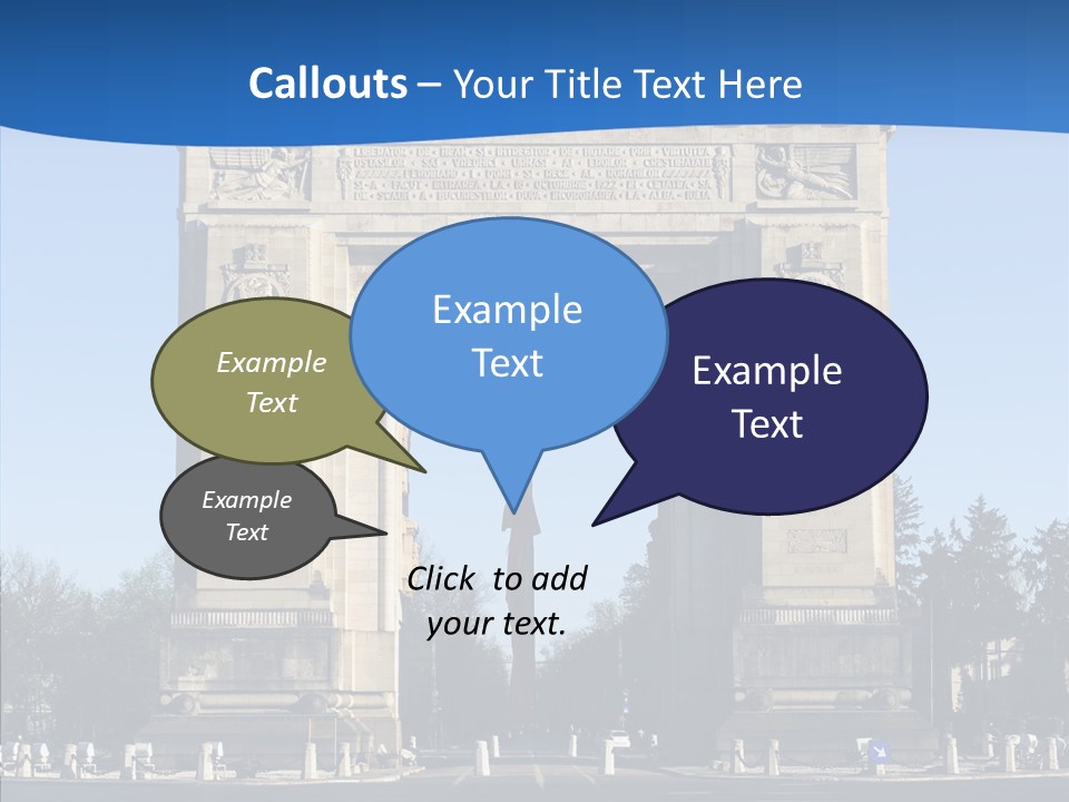 Cloudless Color Triumph PowerPoint Template