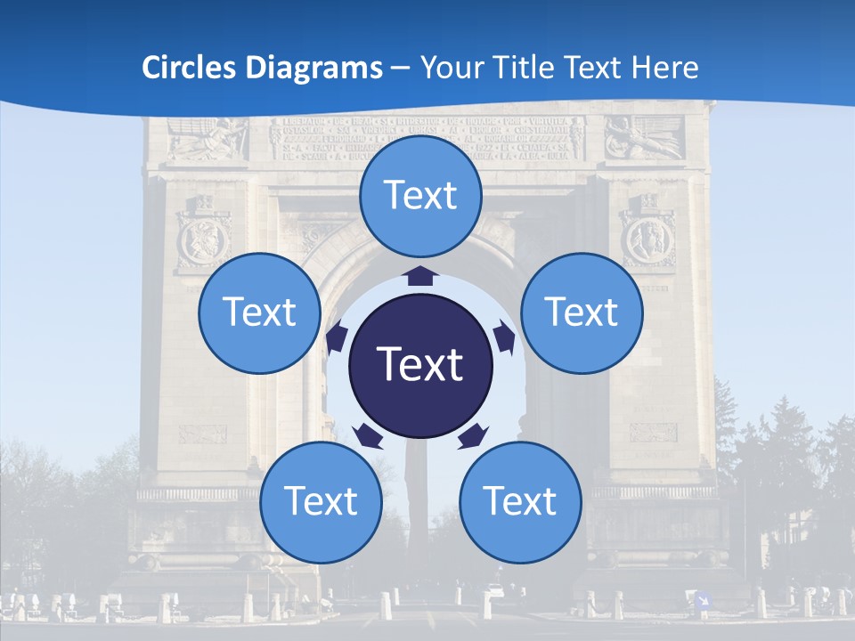 Cloudless Color Triumph PowerPoint Template