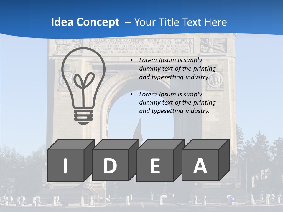 Cloudless Color Triumph PowerPoint Template