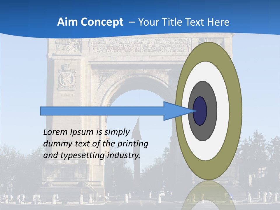 Cloudless Color Triumph PowerPoint Template