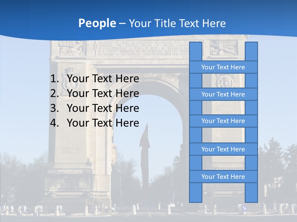Cloudless Color Triumph PowerPoint Template