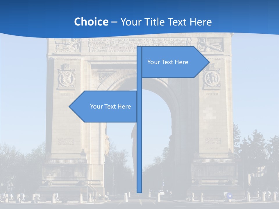 Cloudless Color Triumph PowerPoint Template
