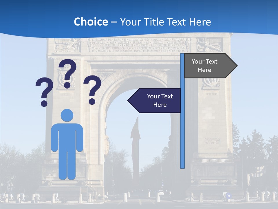 Cloudless Color Triumph PowerPoint Template