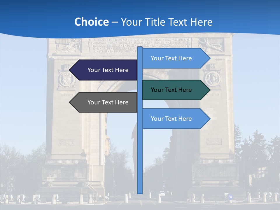 Cloudless Color Triumph PowerPoint Template