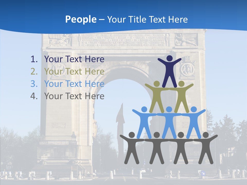 Cloudless Color Triumph PowerPoint Template