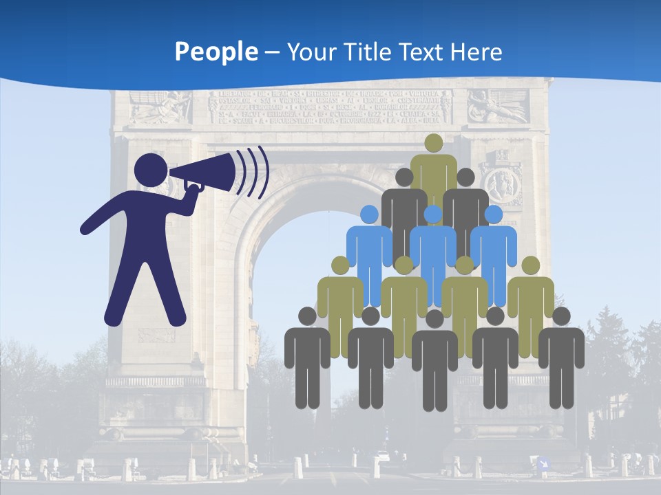 Cloudless Color Triumph PowerPoint Template