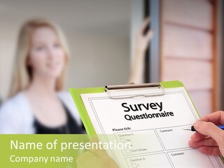 List Choice Checkbox PowerPoint Template