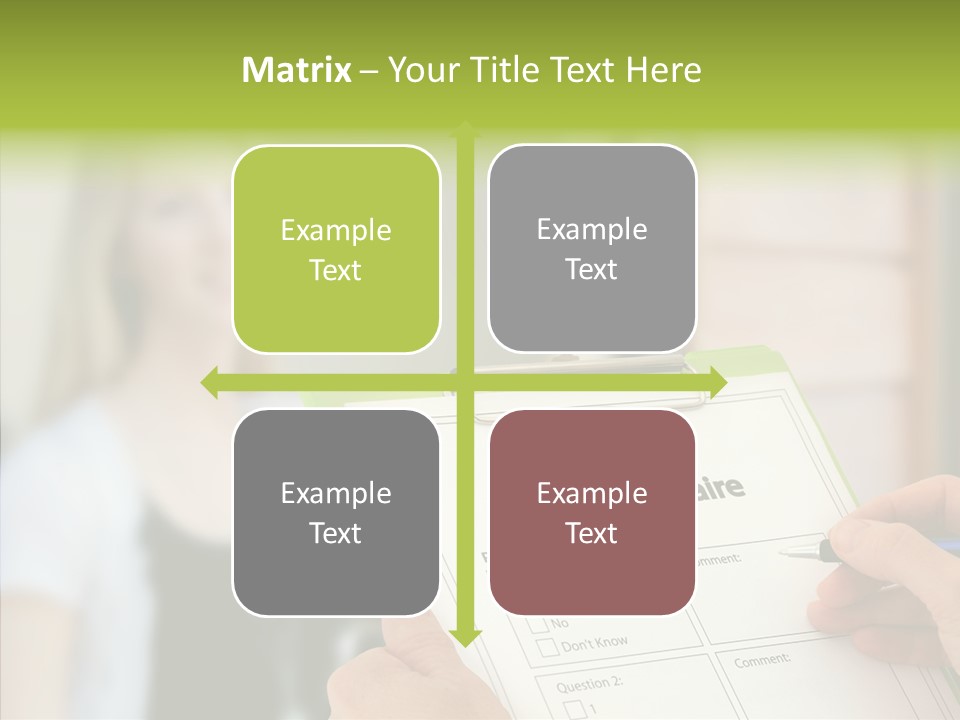 List Choice Checkbox PowerPoint Template