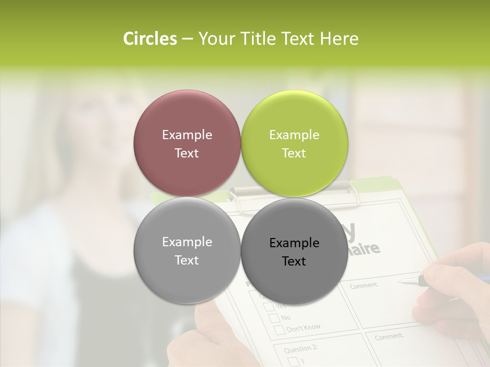 List Choice Checkbox PowerPoint Template
