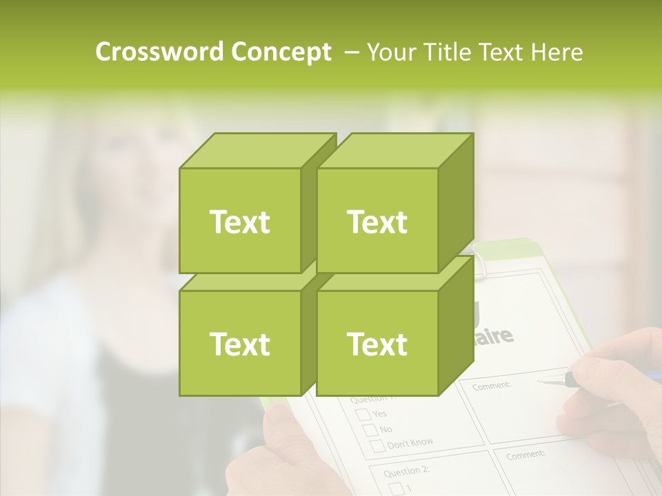 List Choice Checkbox PowerPoint Template