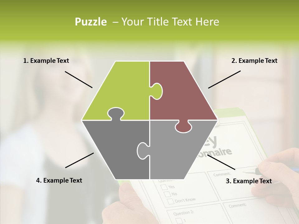 List Choice Checkbox PowerPoint Template
