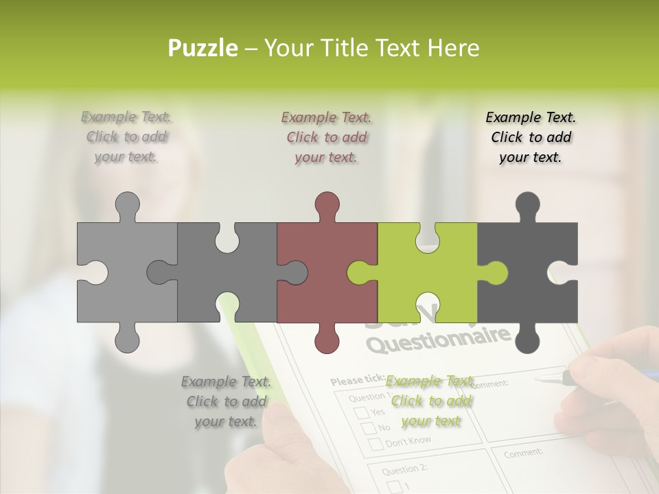 List Choice Checkbox PowerPoint Template