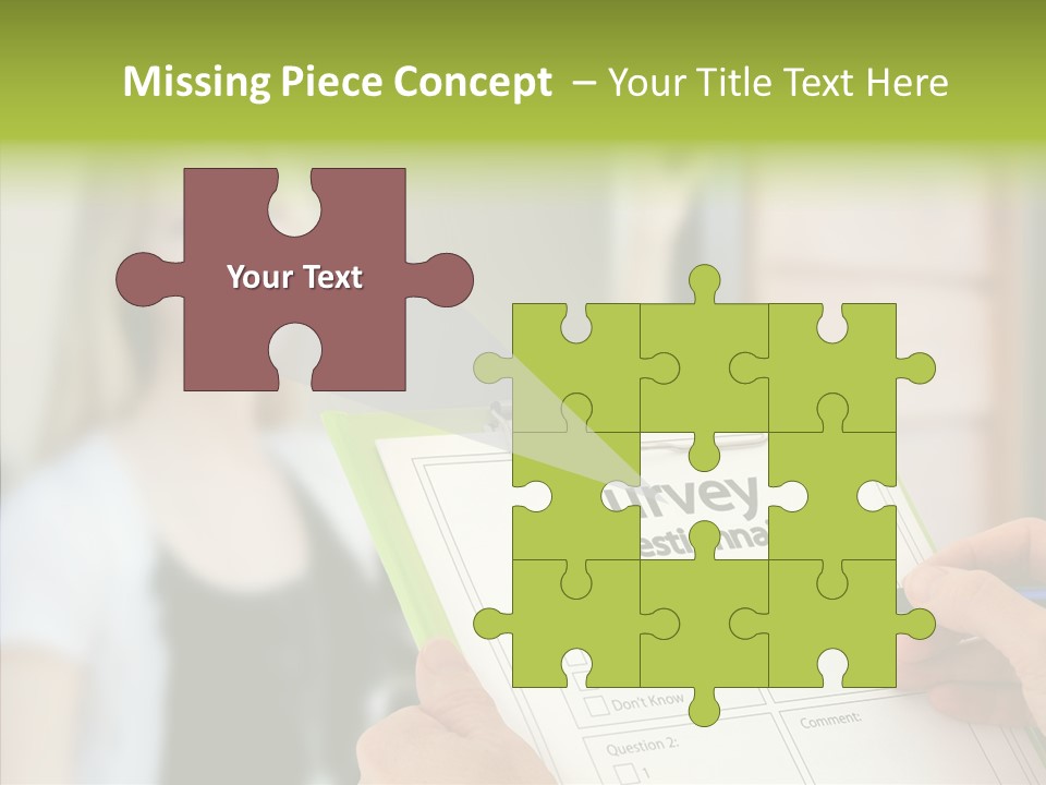 List Choice Checkbox PowerPoint Template