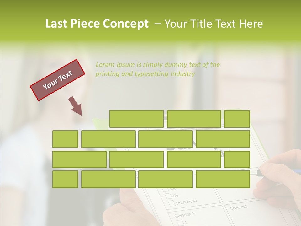 List Choice Checkbox PowerPoint Template