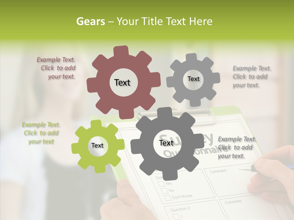 List Choice Checkbox PowerPoint Template