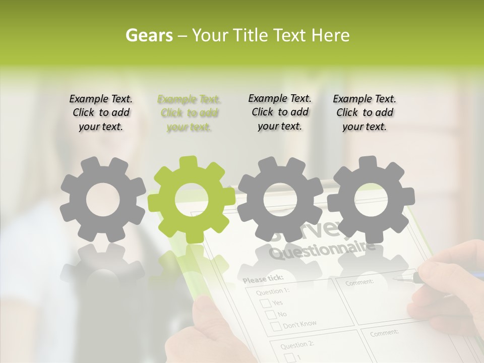List Choice Checkbox PowerPoint Template