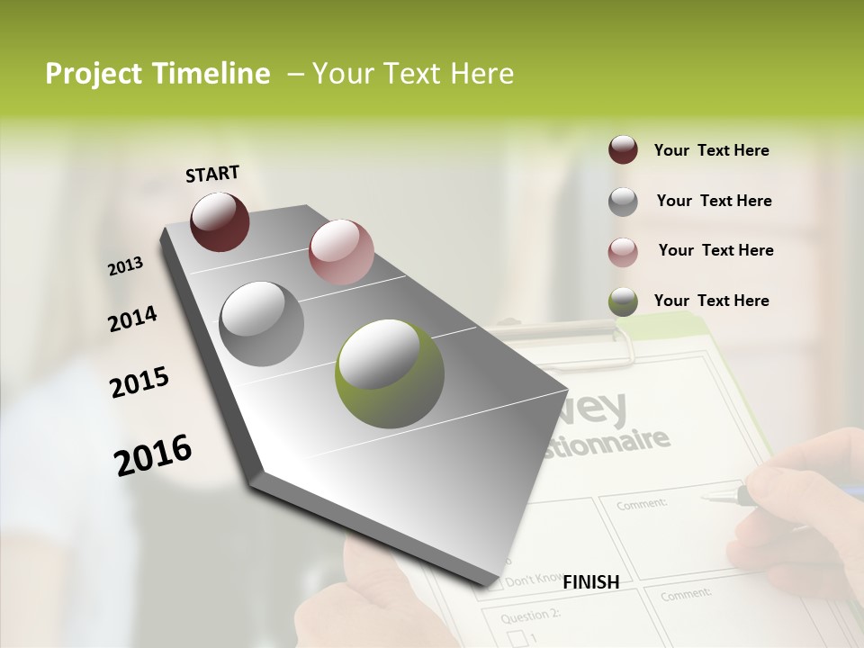 List Choice Checkbox PowerPoint Template