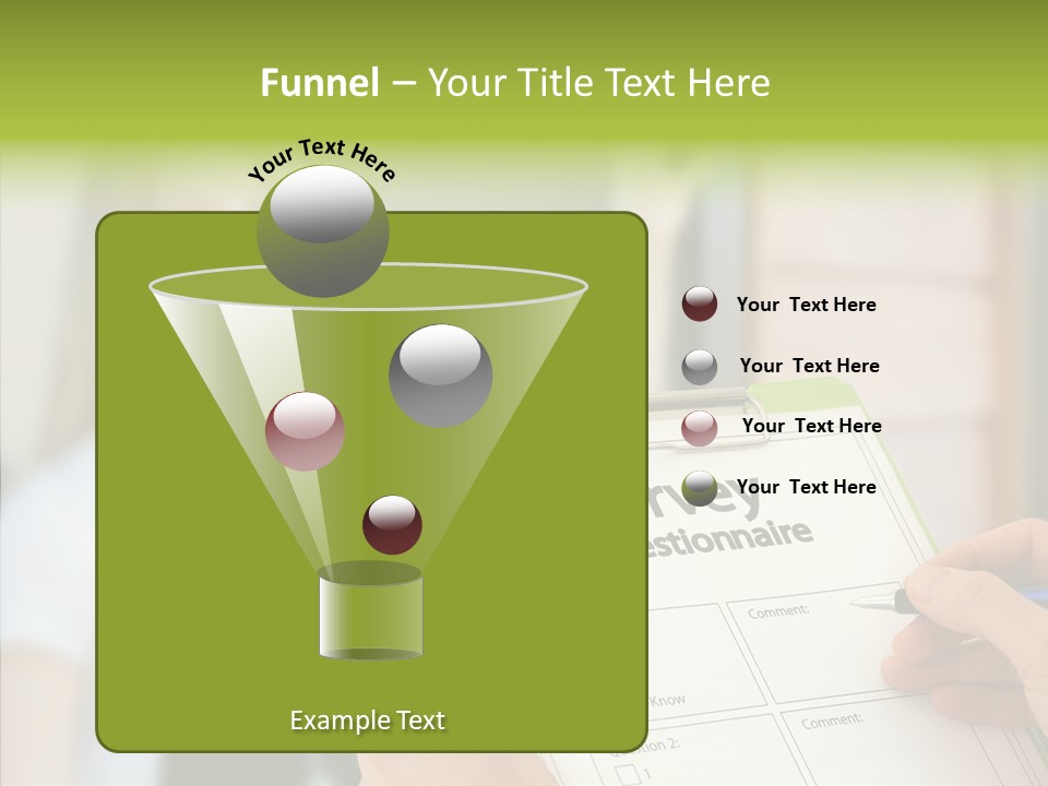 List Choice Checkbox PowerPoint Template