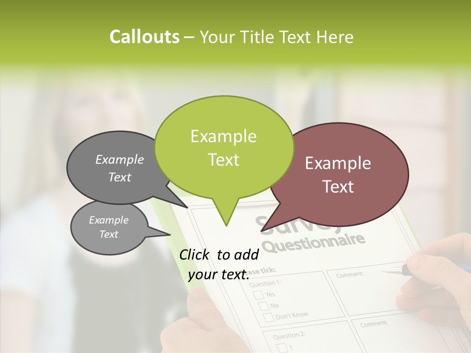 List Choice Checkbox PowerPoint Template
