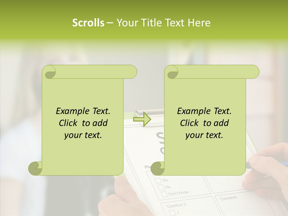 List Choice Checkbox PowerPoint Template